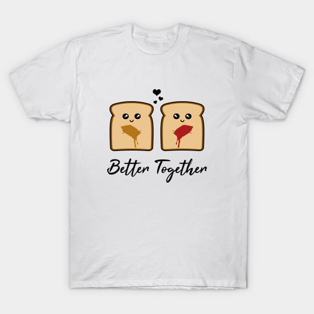 Peanut Butter And Jelly T-Shirt by LunaMay